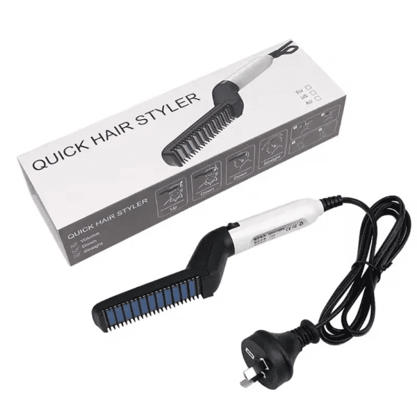 2 In 1 Hair and Beard Straightener For Men
