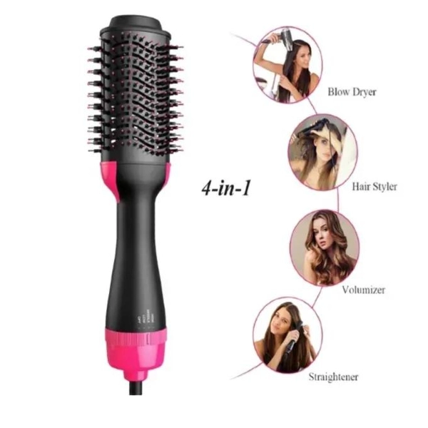 Heat Protection Hair Straightener Brush In Pakistan