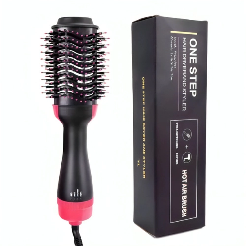 Heat Protection Hair Straightener Brush