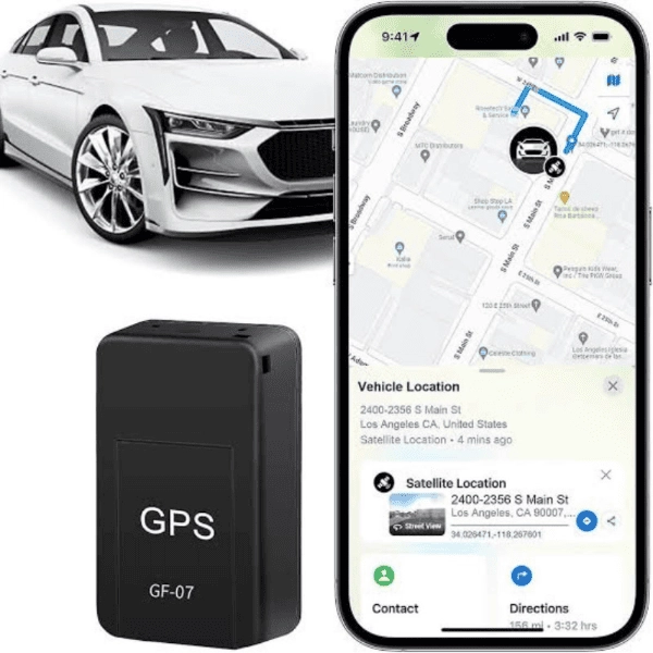 Mini Magnetic GPS Tracker with Real-Time Location