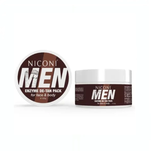 NICONI Men Enzyme De-Tan Pack for Face & Body 