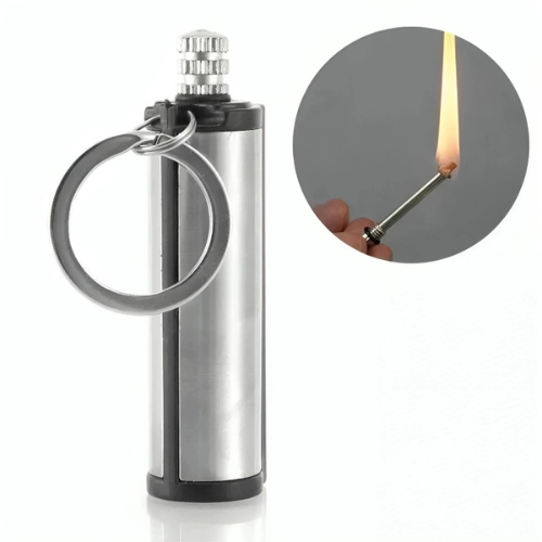 Permanent Match Striker Lighter With Keychain