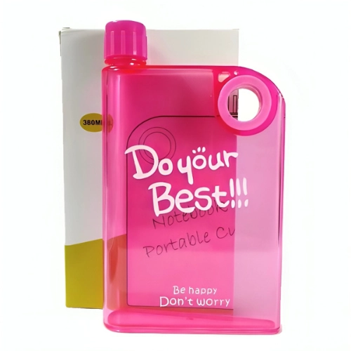 Pink Ultra Slim Notebook Water Bottle