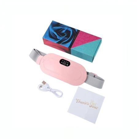 Digital Period Heating Pad & Vibrating Belt | Fast Menstrual Cramp Relief
