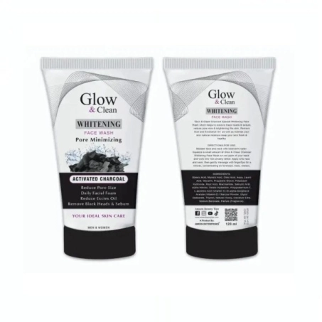 Glow & Clean Whitening Activated Charcoal Face Wash