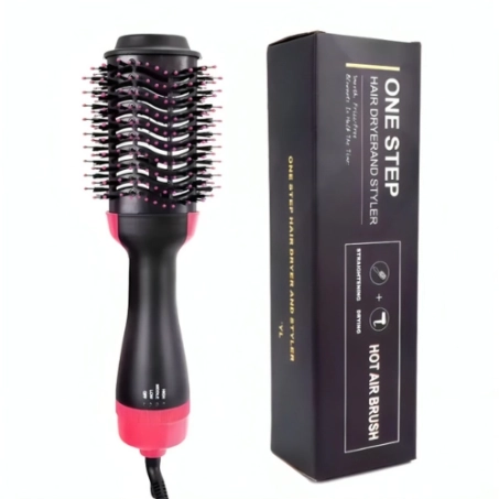 Heat Protection Hair Straightener Brush