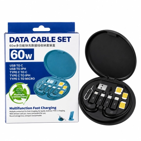 Mini Data Cable Set Storage Box