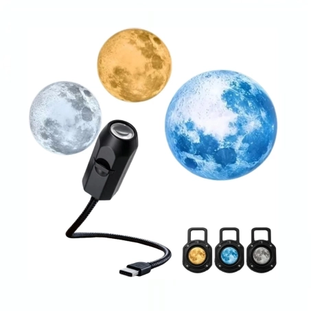 USB Moon & Earth Projection Atmosphere Light