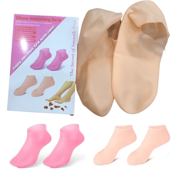 Silicone Moisturizing Gel Sock 1 Pair Foot Care Protector