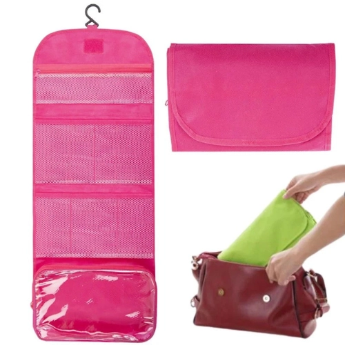 Travel Roll-Up Hanging Toiletry Organizer Bag