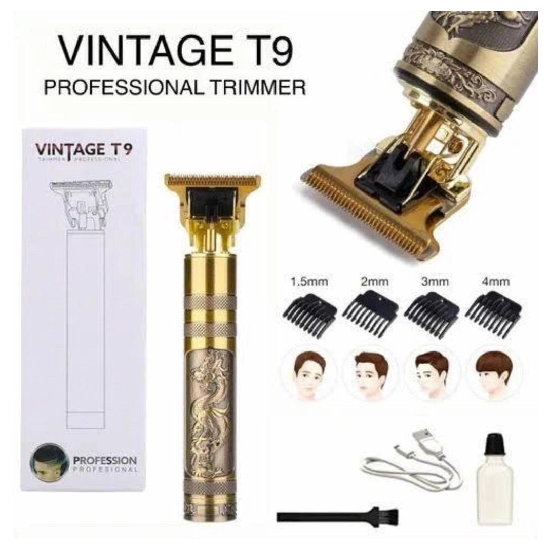 Vintage T9 Hair TrimmerElectric USB Charging Beard Trimmer
